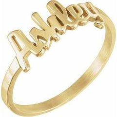 Name Ring - 10kt