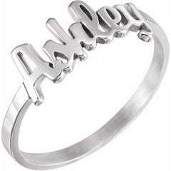 Name Ring - 10kt