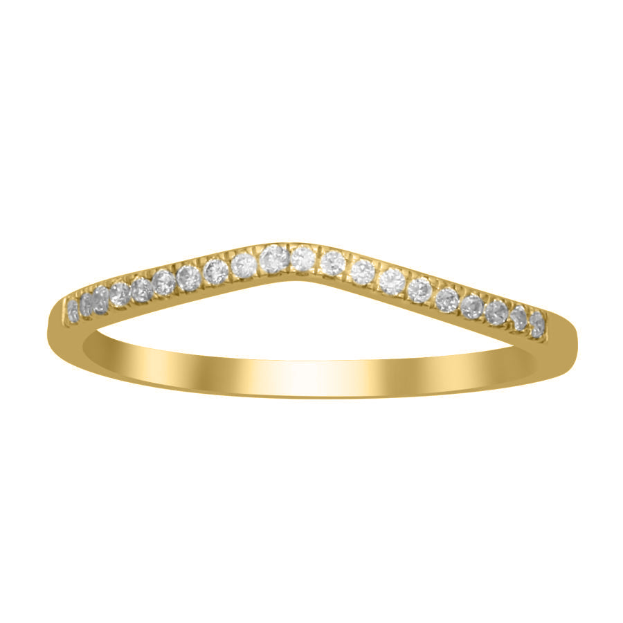 LADIES TRIOS SET 0.50CT ROUND DIAMOND 10K YELLOW GOLD