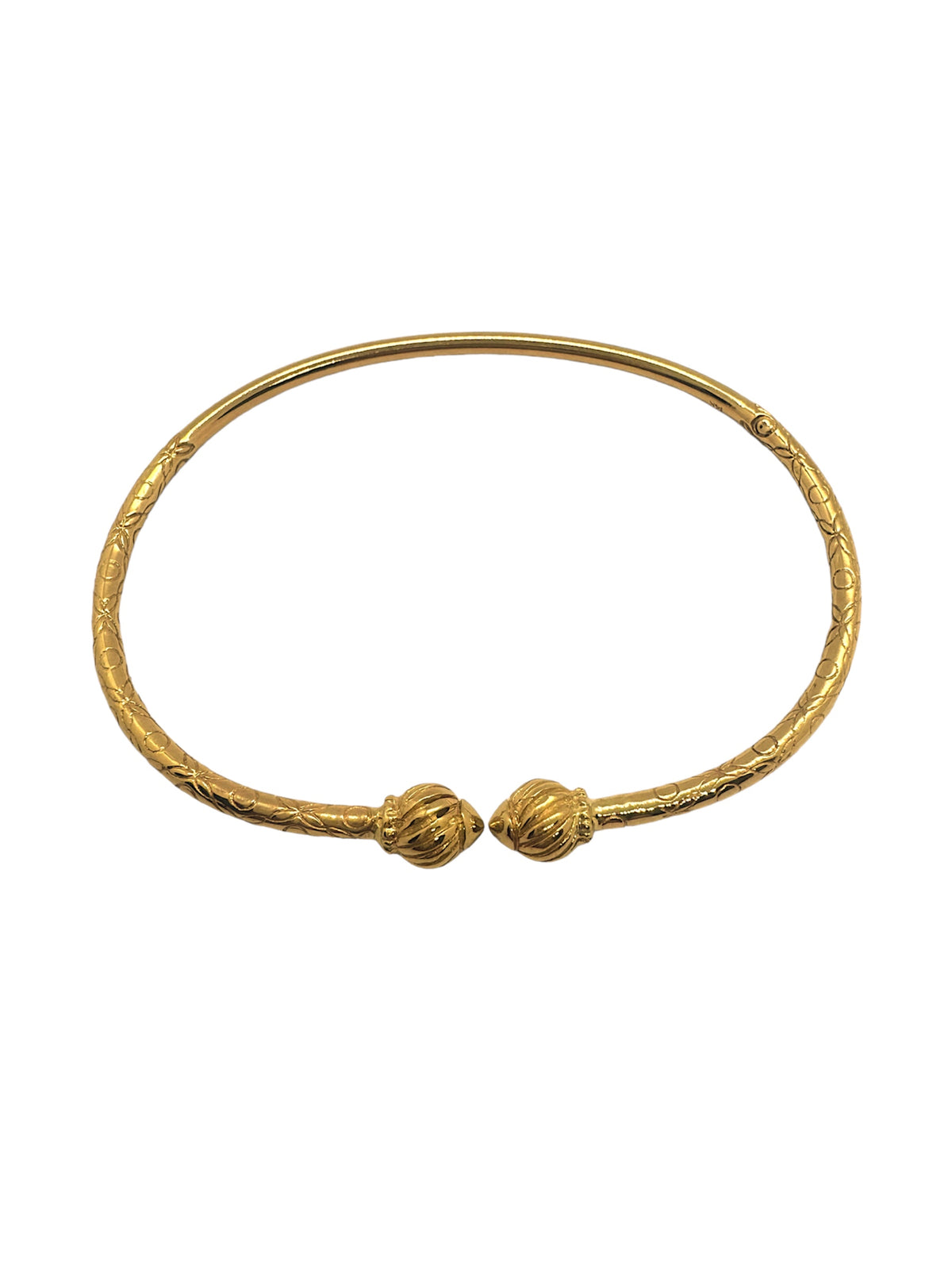 West Indian Bangle - Fancy Head 14kt