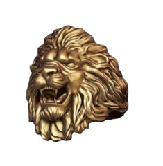 Lion Head Ring