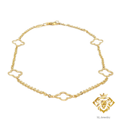 14kt Yellow Gold Anklet