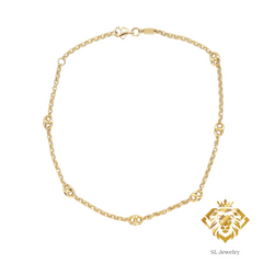 14kt Yellow Gold Anklet