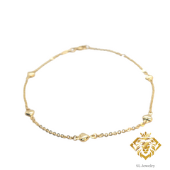 14kt Yellow Gold Anklet