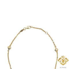 14kt Yellow Gold Anklet