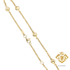 14kt Yellow Gold Anklet