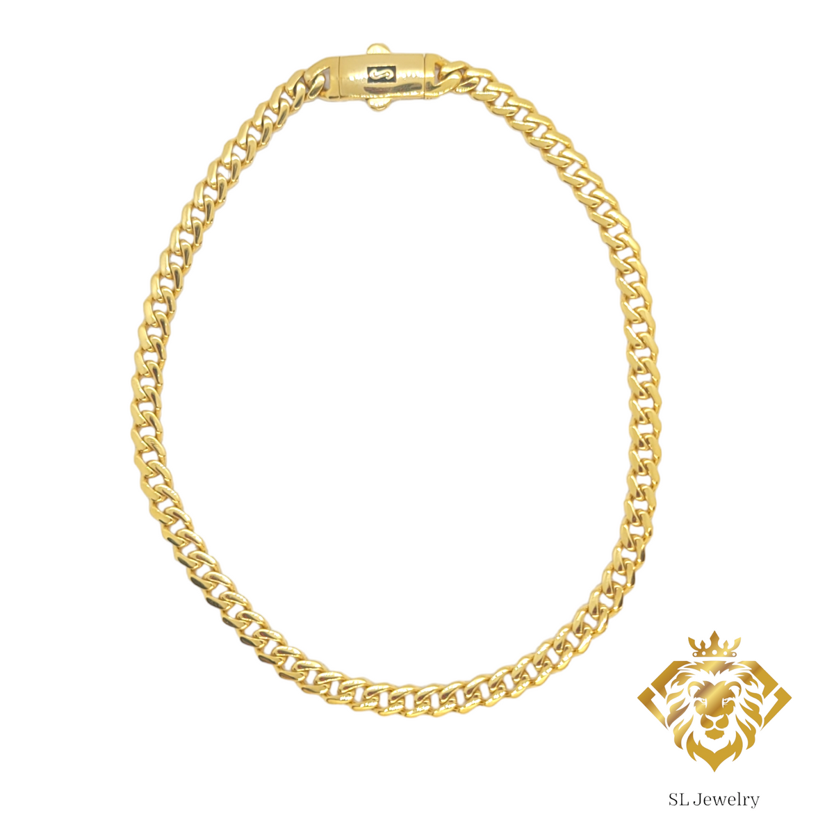 10kt Yellow Gold Anklet 5mm