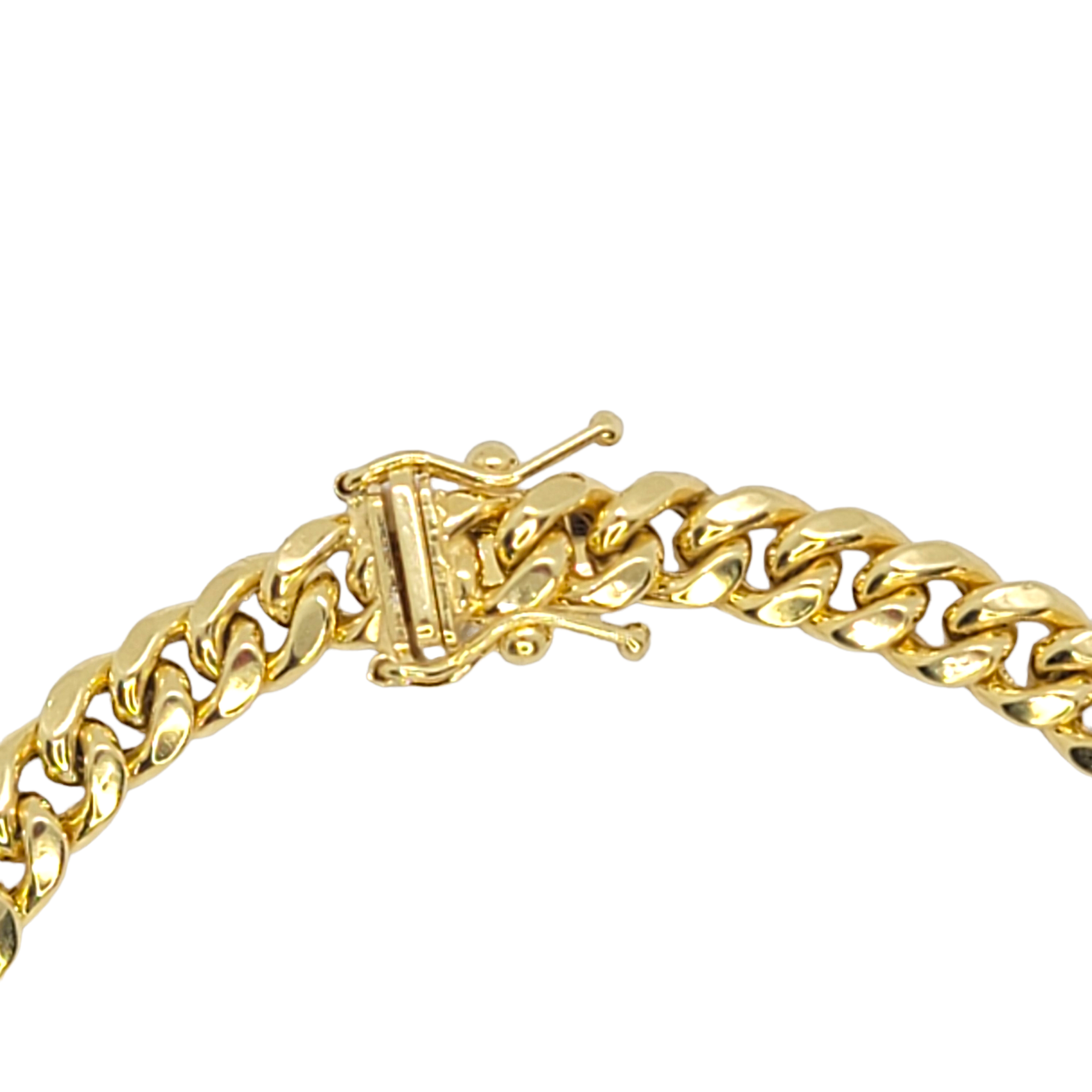 14kt Cuban Link Bracelet 5.5mm (Hollow)