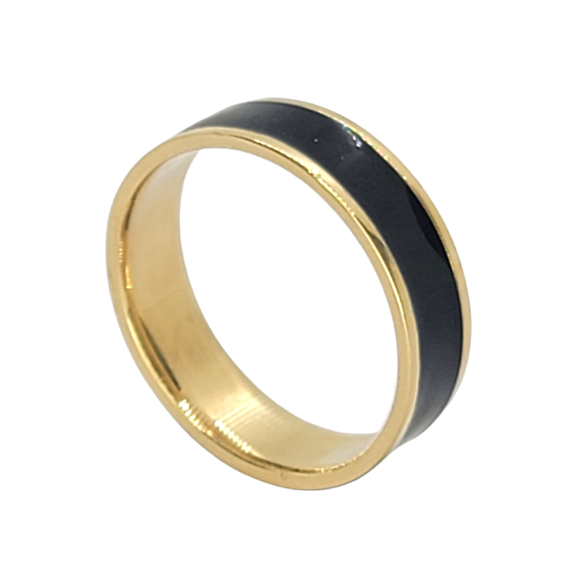 14kt Ring Black Enamel