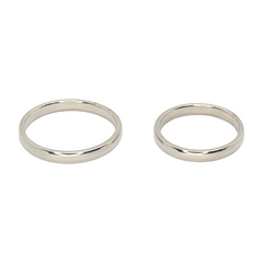 14kt Solid Gold Wedding Bands 2.5mm