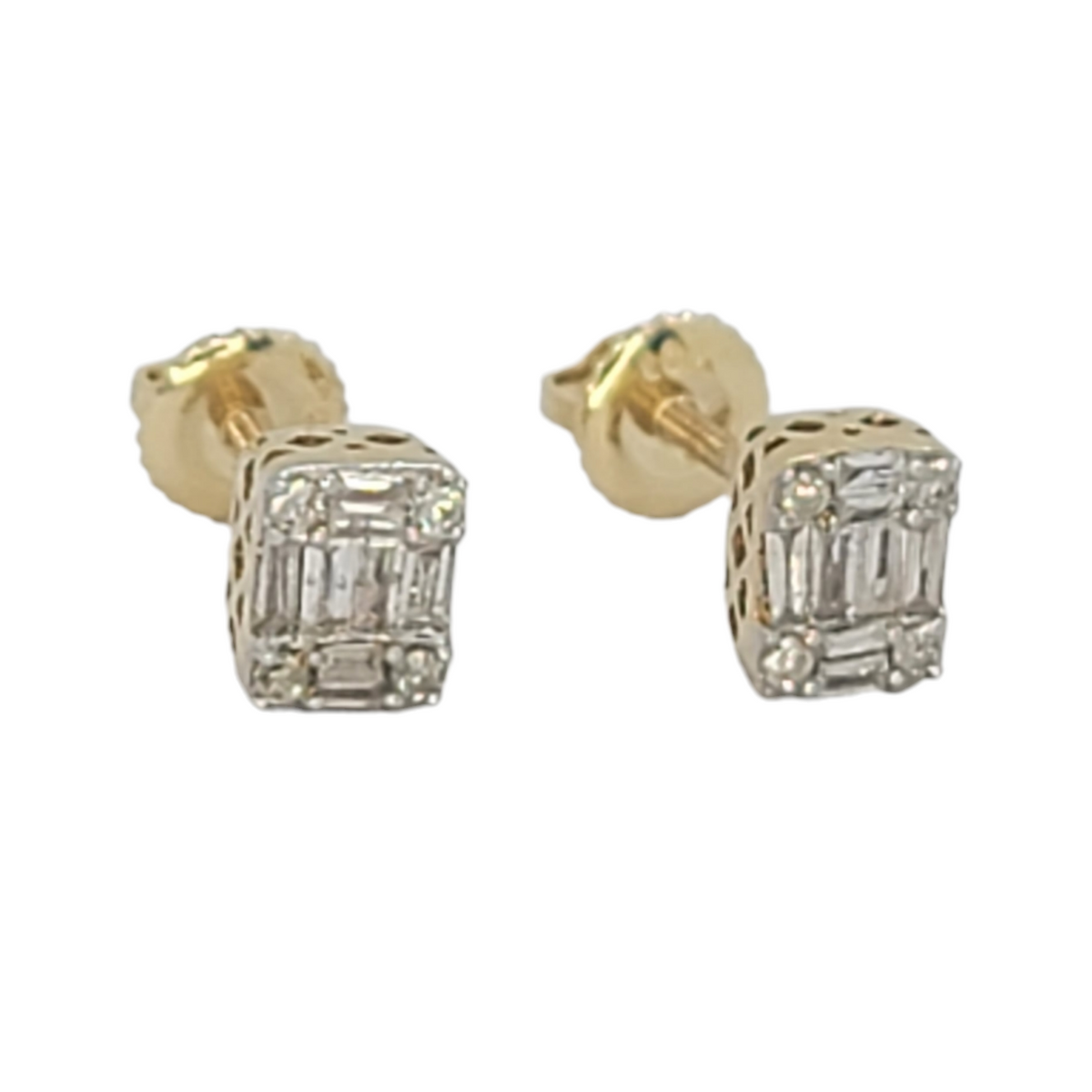 10kt Diamond Earrings (screwbacks)