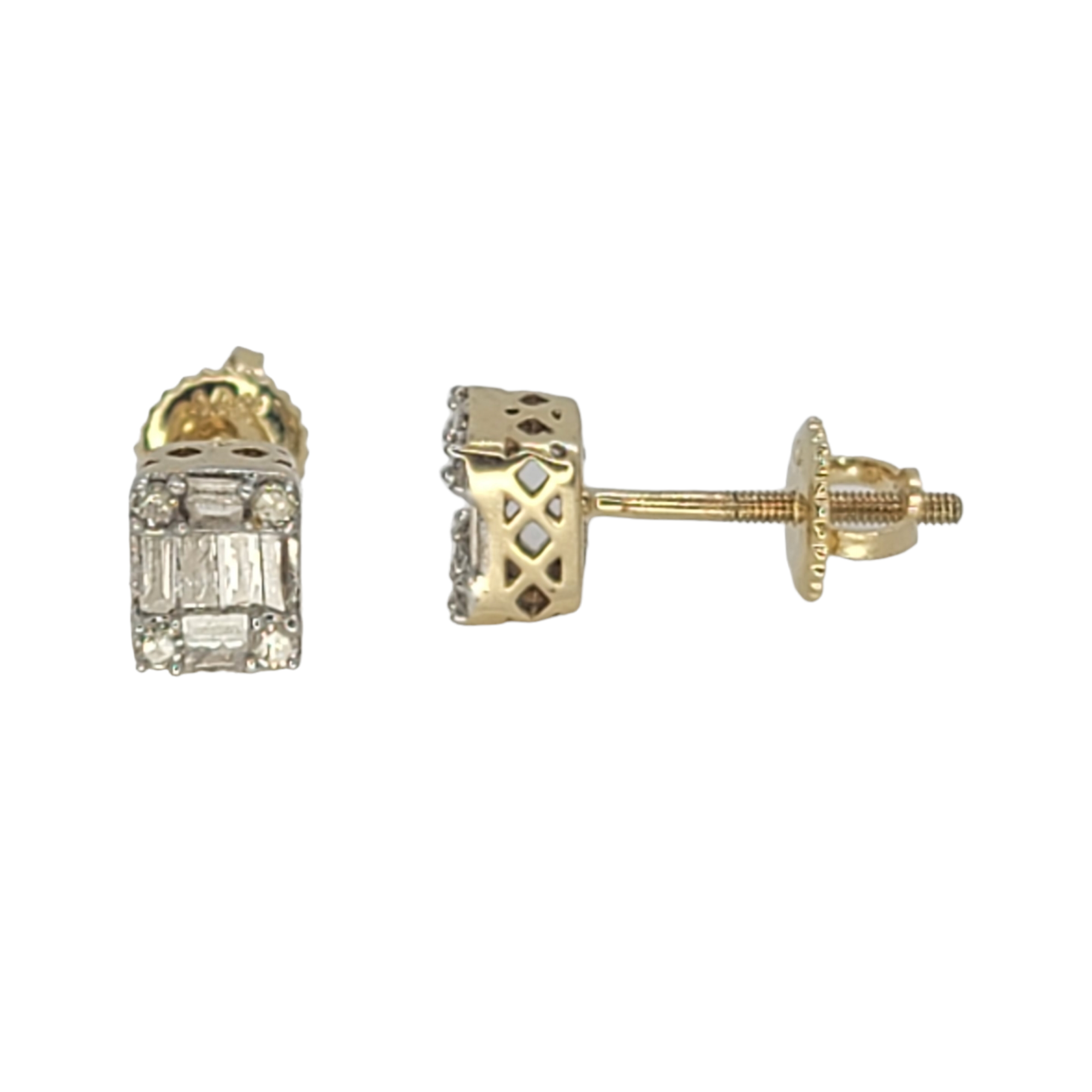 10kt Diamond Earrings (screwbacks)