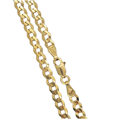 14kt Curb Link Chain 24"