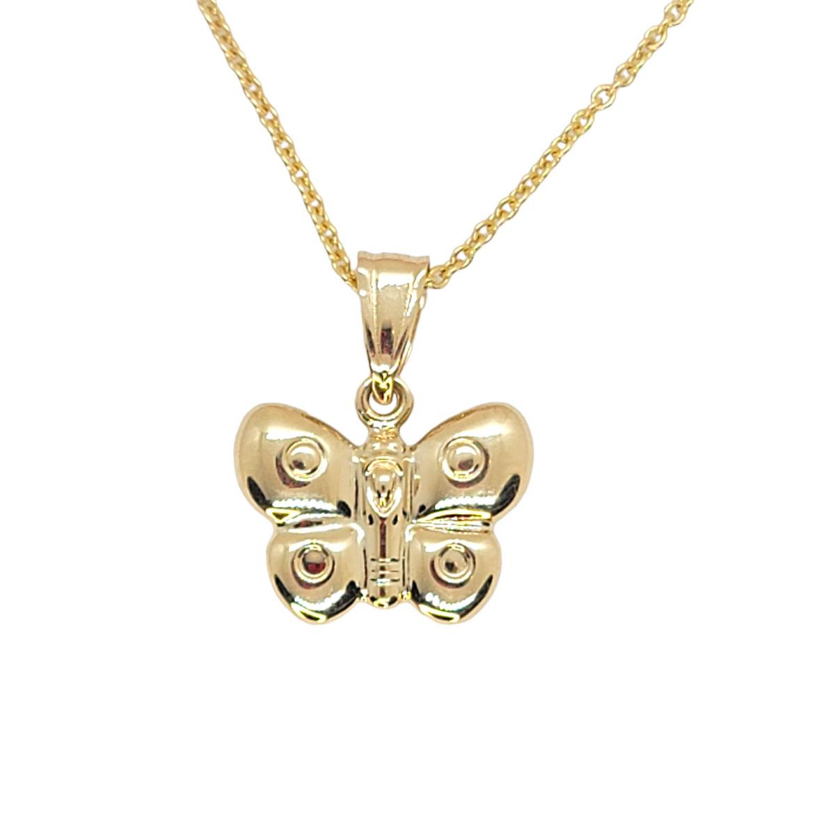 14kt Butterfly Pendant