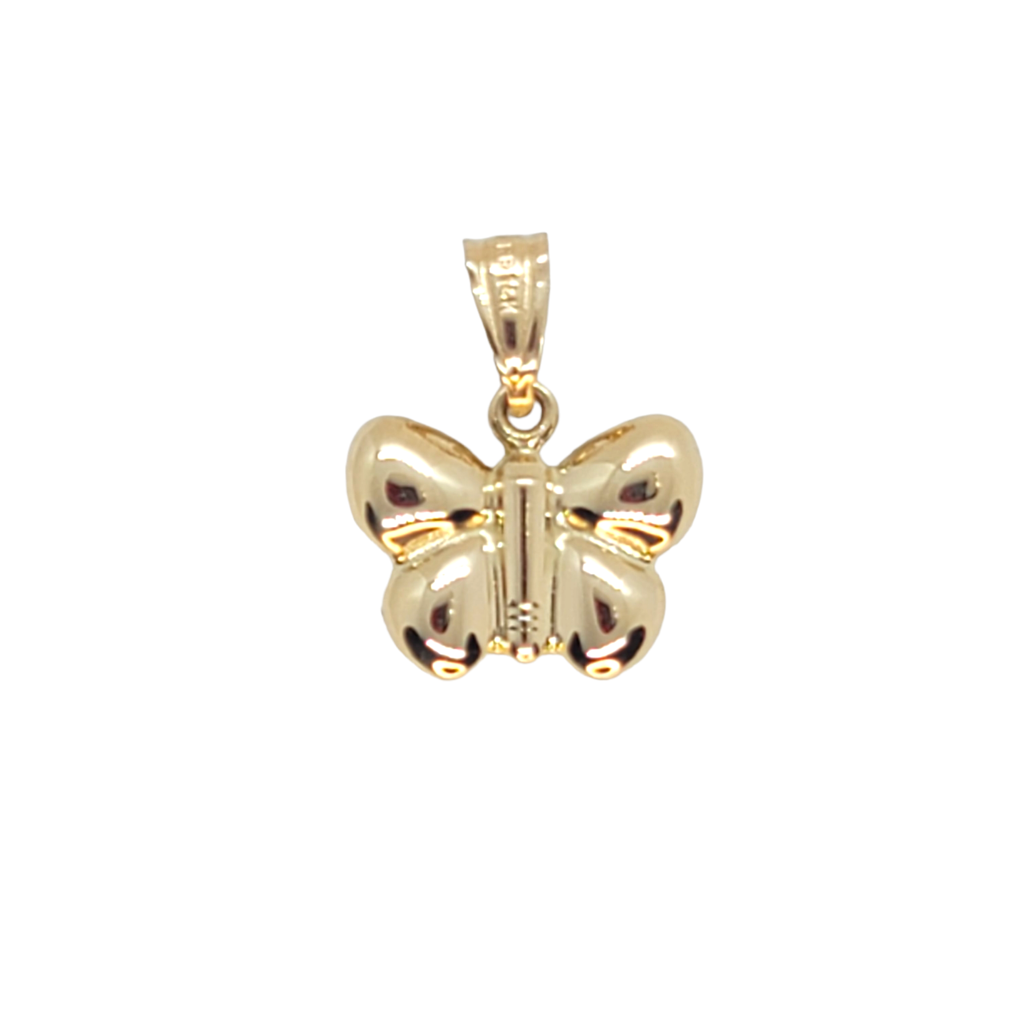 14kt Butterfly Pendant