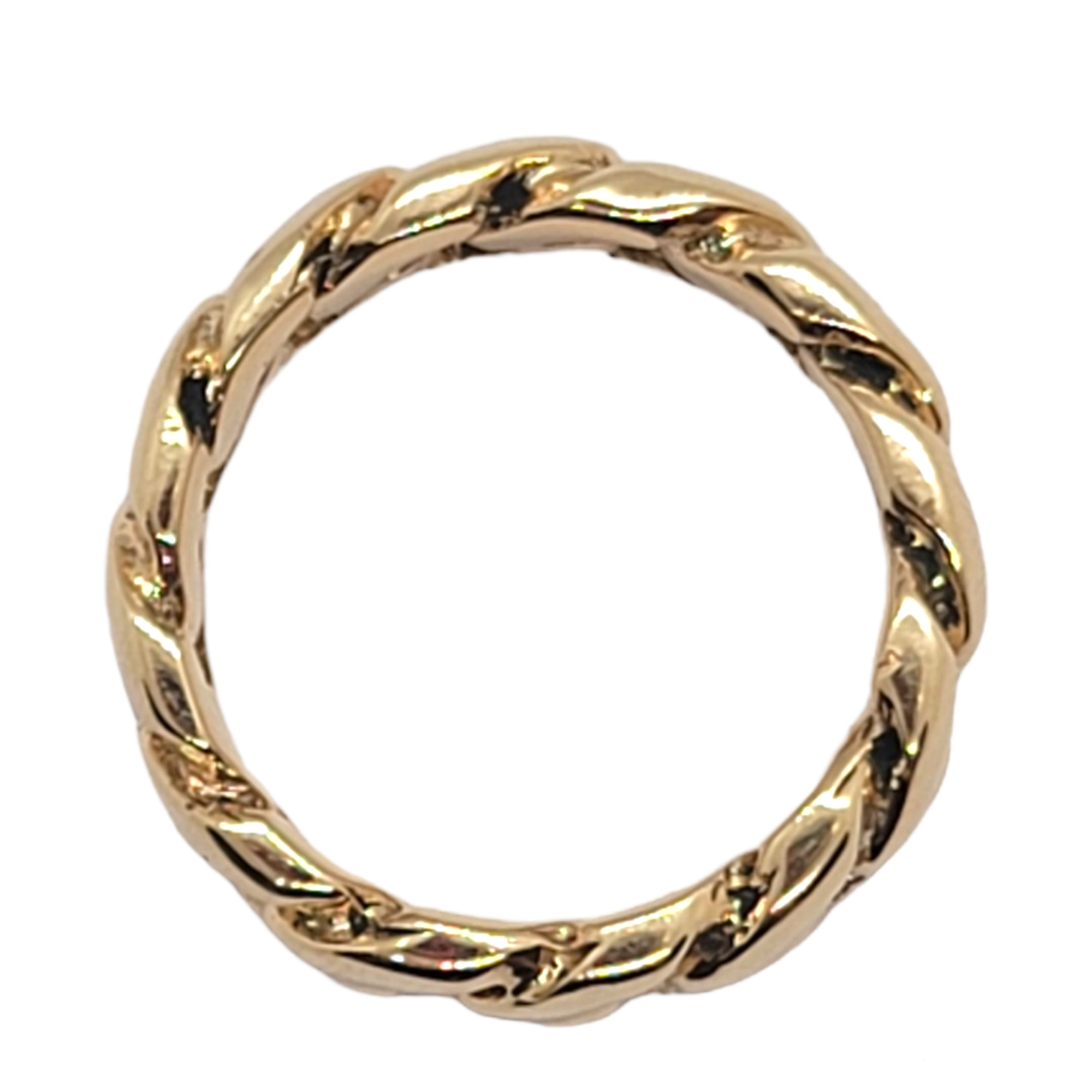 14kt 8mm Cuban Link Ring