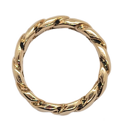 14kt 8mm Cuban Link Ring