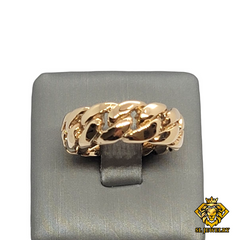 14kt 8mm Cuban Link Ring