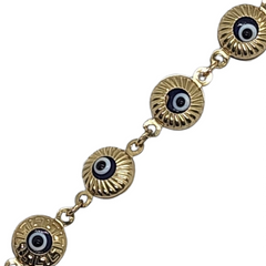 Evil Eye Bracelet - 14kt