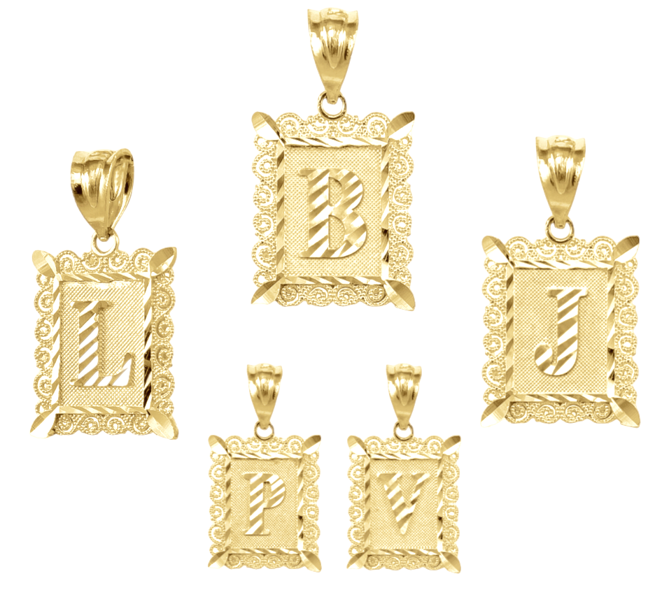 10kt Yellow Gold - Initials