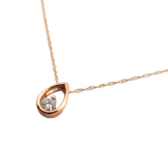 Solitare Diamond - Pear Shape Frame 10kt Rose Gold