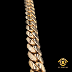 10mm SOLID BRACELET - Miami Cuban Link 14kt