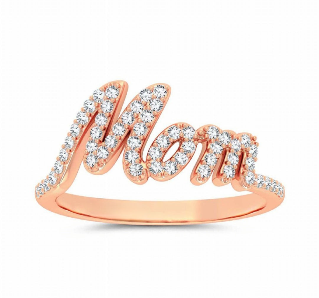 Diamond Mom Ring - 10kt Gold 0.25ct