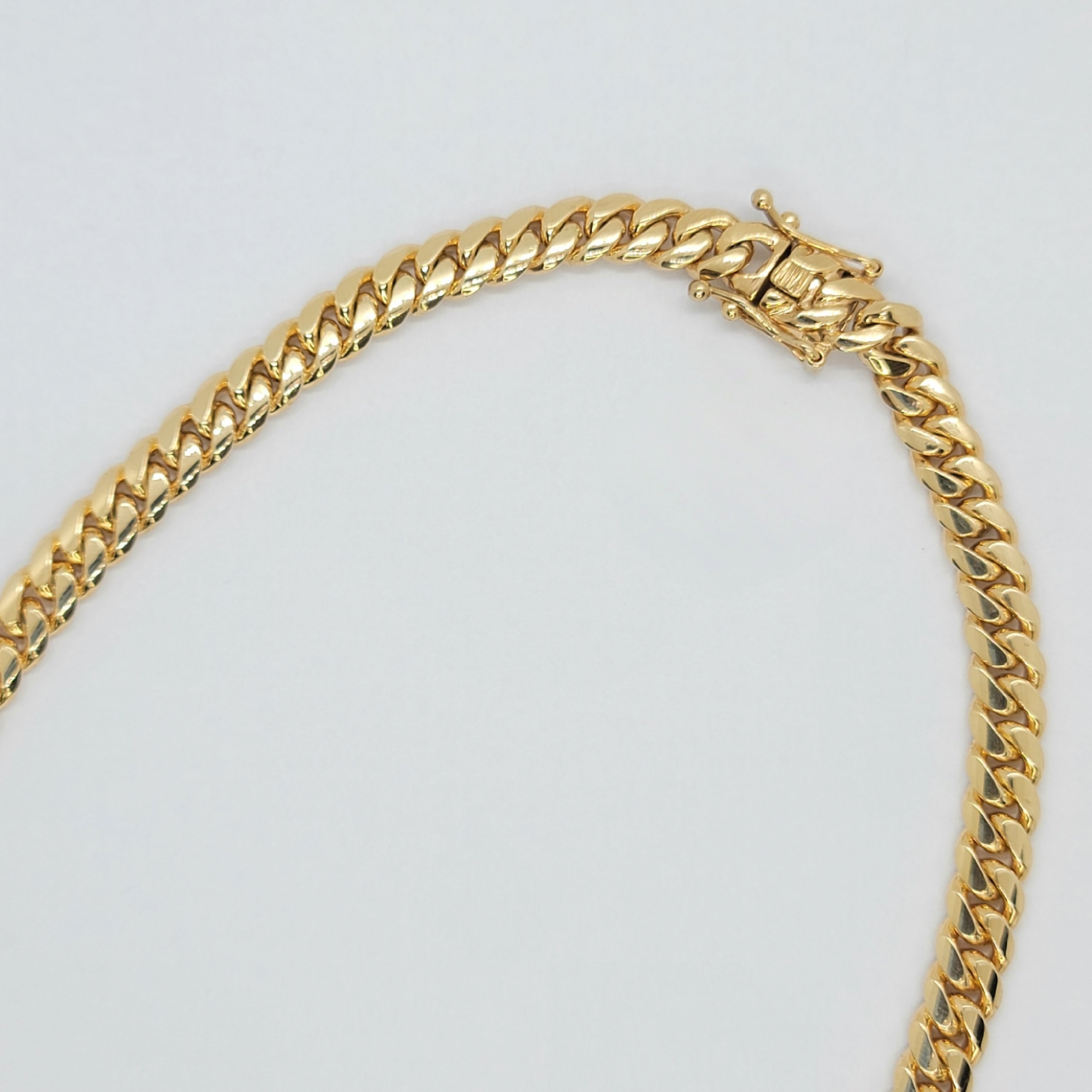 8mm Cuban Link Chain 14kt solid