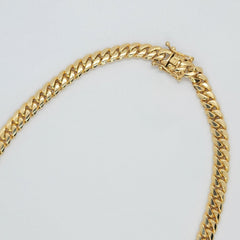 8mm Cuban Link Chain 14kt solid