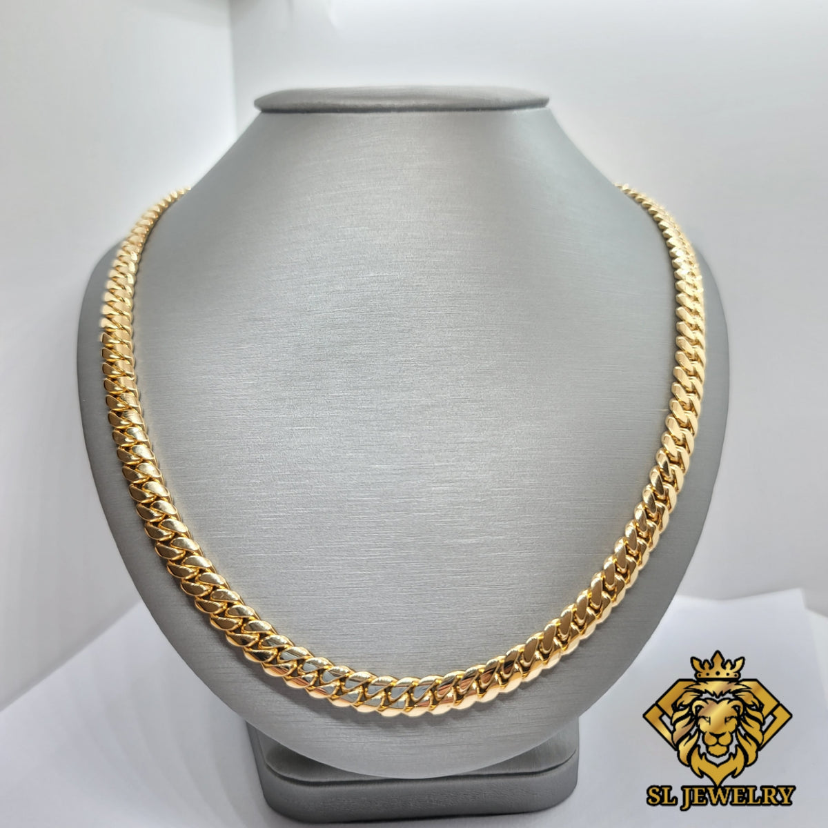 8mm Cuban Link Chain 14kt solid