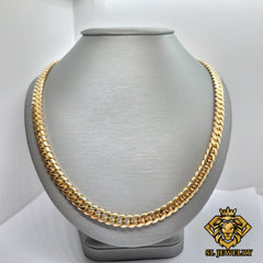 8mm Cuban Link Chain 10kt Solid