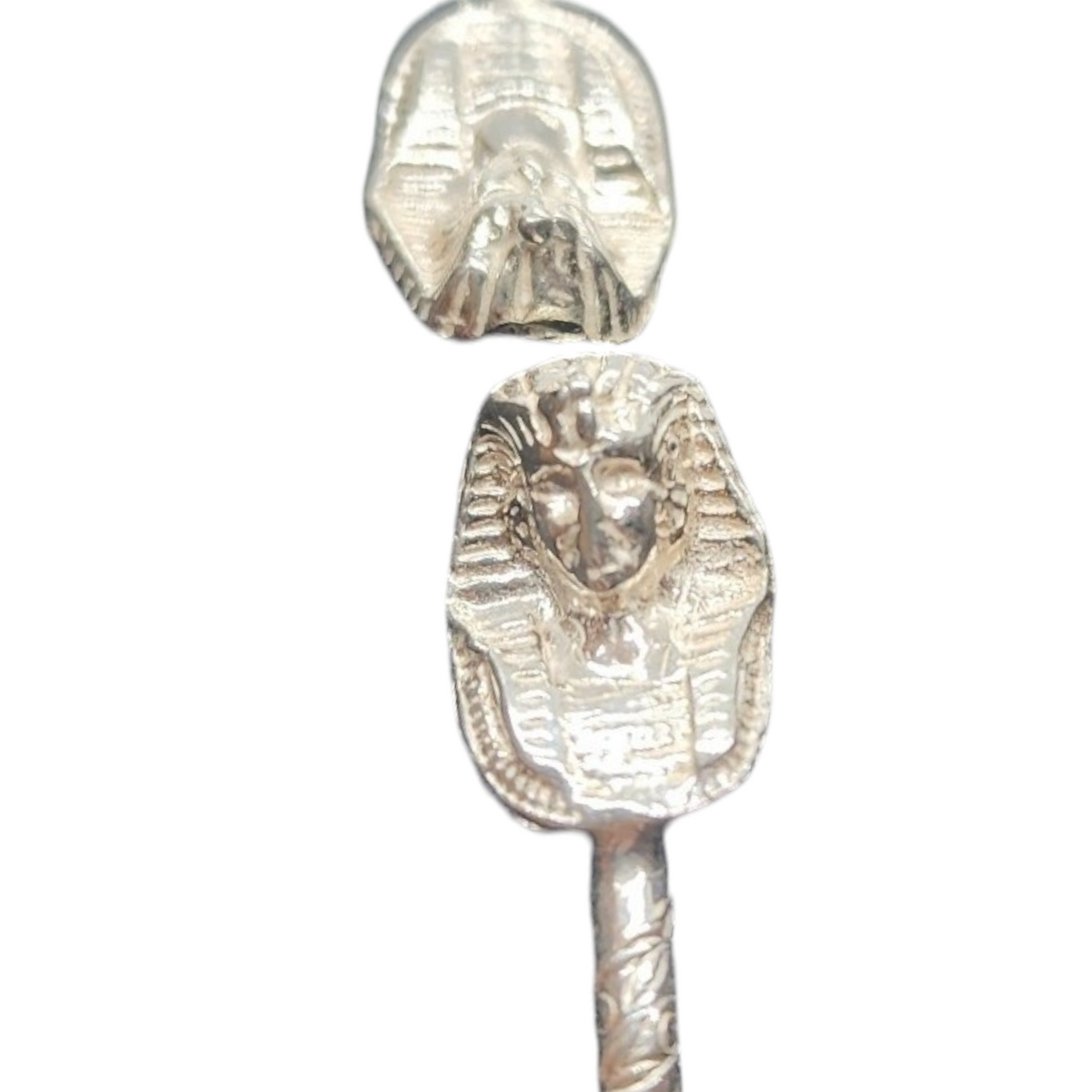 Pharaoh Head West Indian Bangle - Sterling Silver