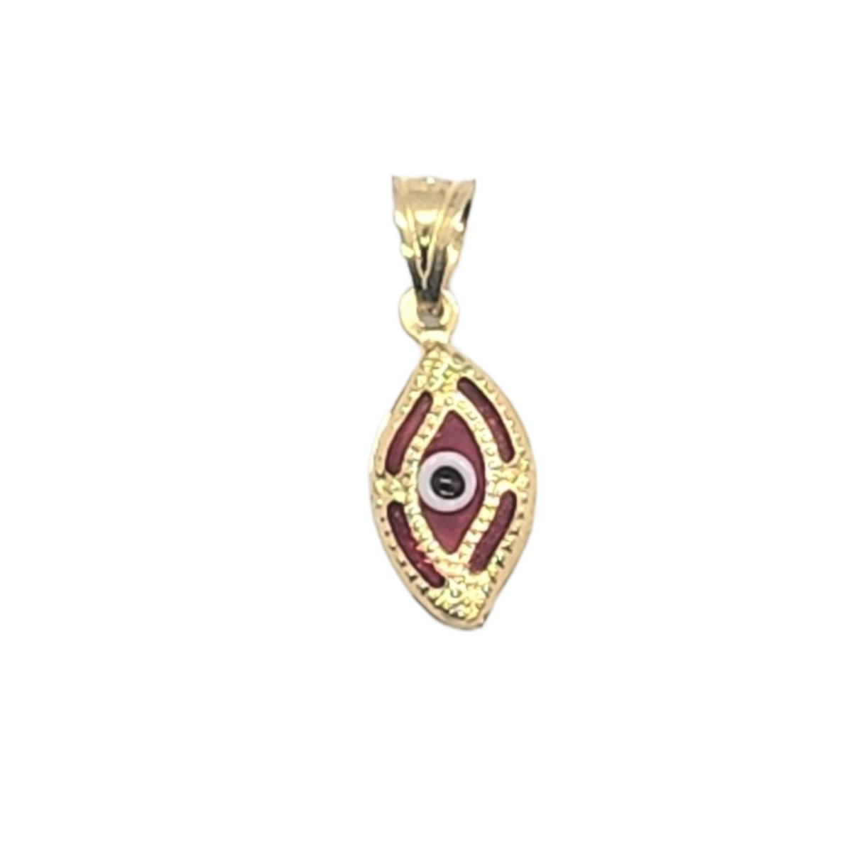 Red Evil Eye - 14kt Gold