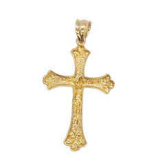 14kt Yellow Gold Crucifix Pendant