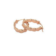 14kt Rose Gold Hoops