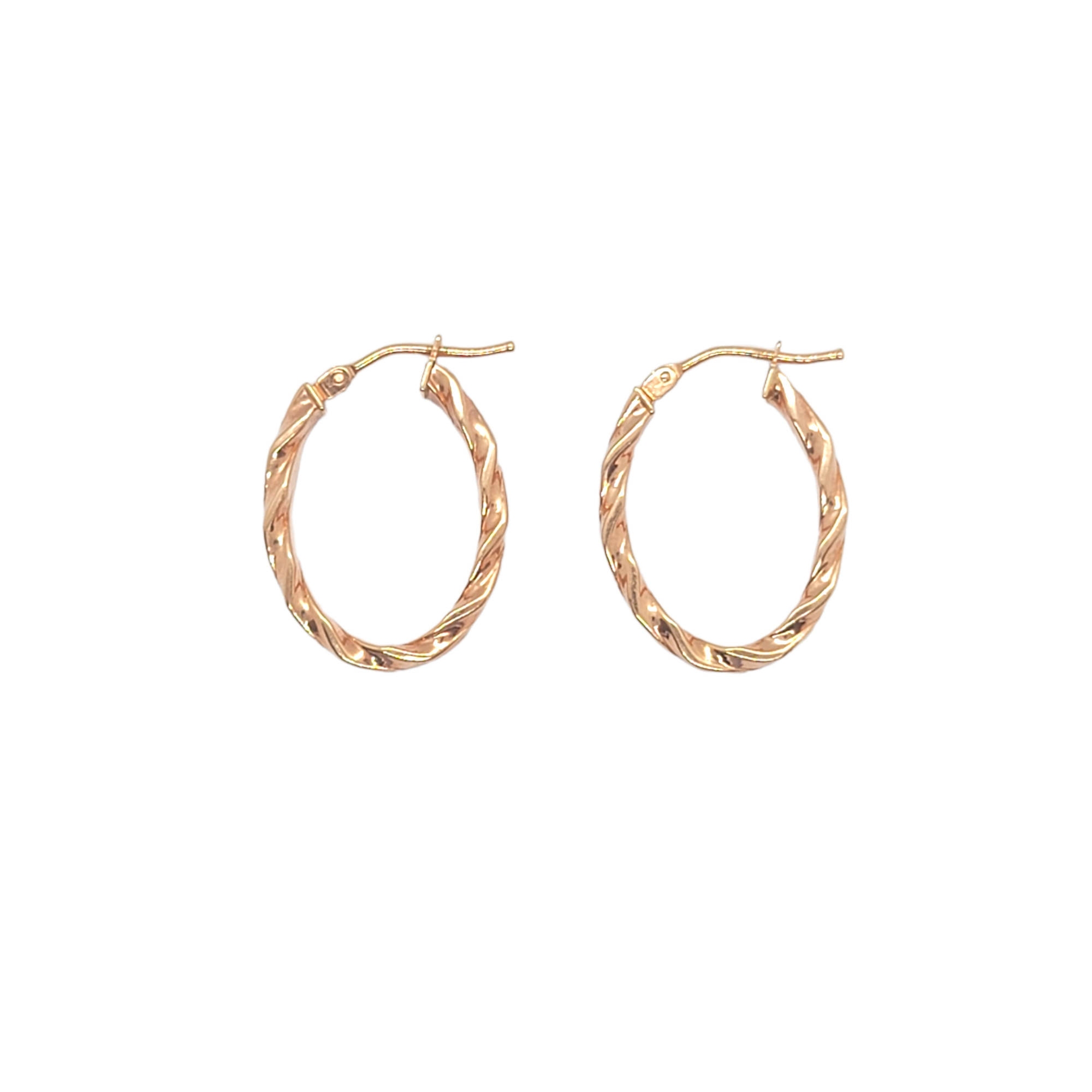 14kt Rose Gold Hoops