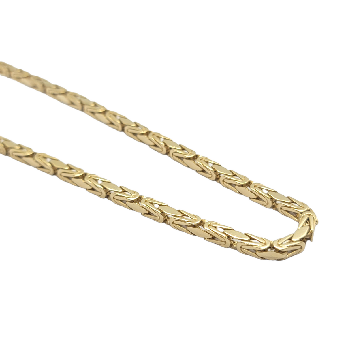 10kt Yellow Gold 24"inches Byzanite Chain