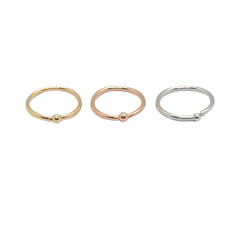 14kt Nose Hoop 8mm