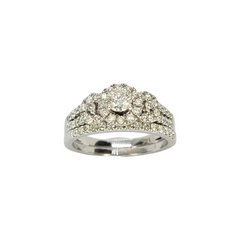 14kt 1.20ct Diamond Bridal Set