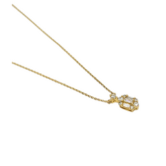 18kt Yellow Gold 0.30ct VS Diamond Pendant with Chain