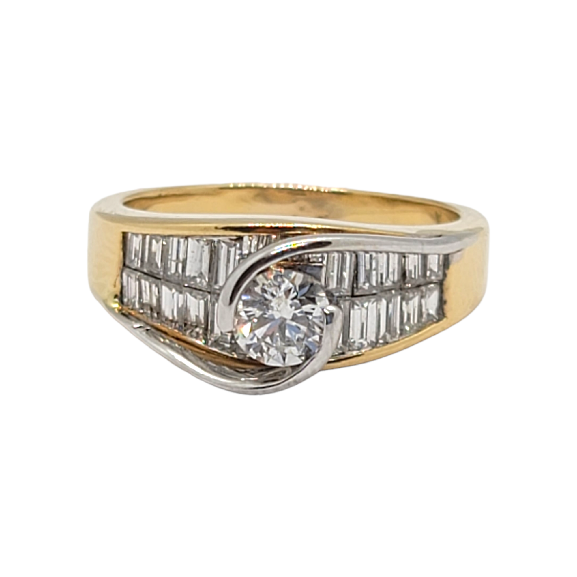 18kt Yellow Gold 1.50ct Natural Diamond Ring